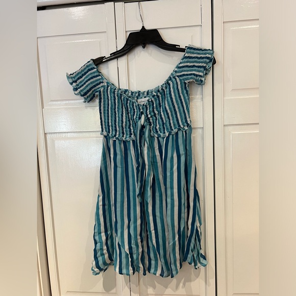 Lovers and Friends Blue Striped Dress - Picture 2 of 7